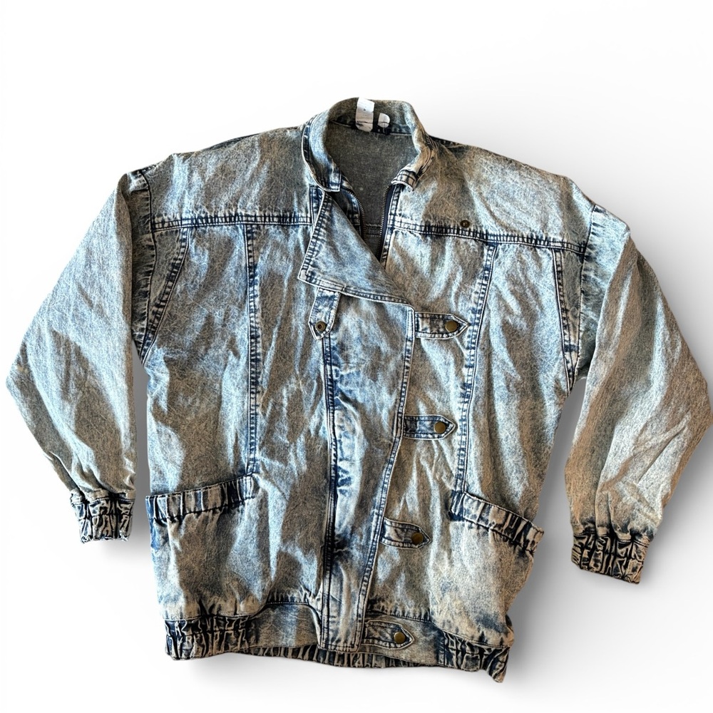 Upper Class vintage 1980s acid-wash denim jacket RARE